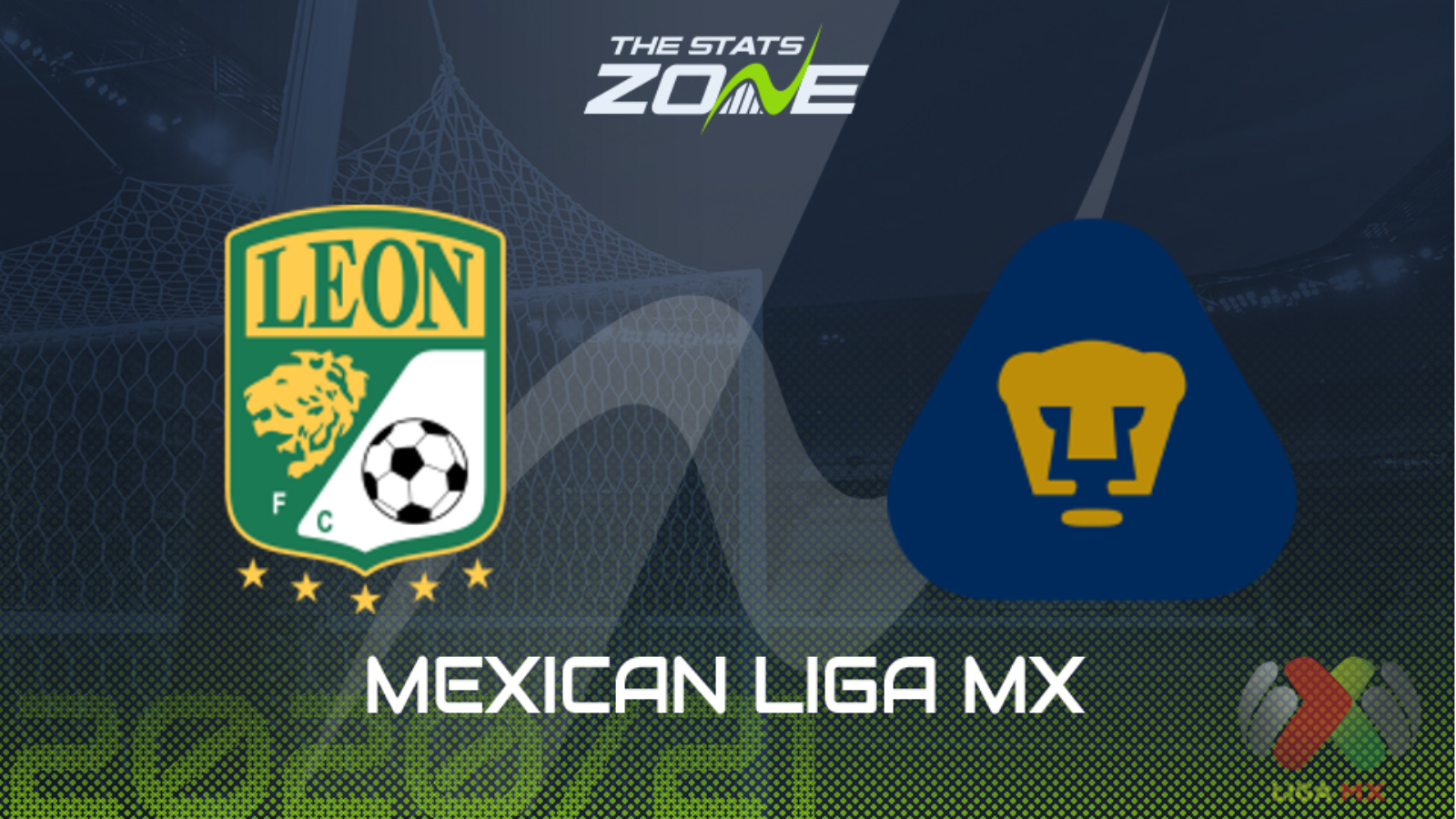 2020 21 Mexican Liga Mx Leon Vs Pumas Unam Preview Prediction The Stats Zone