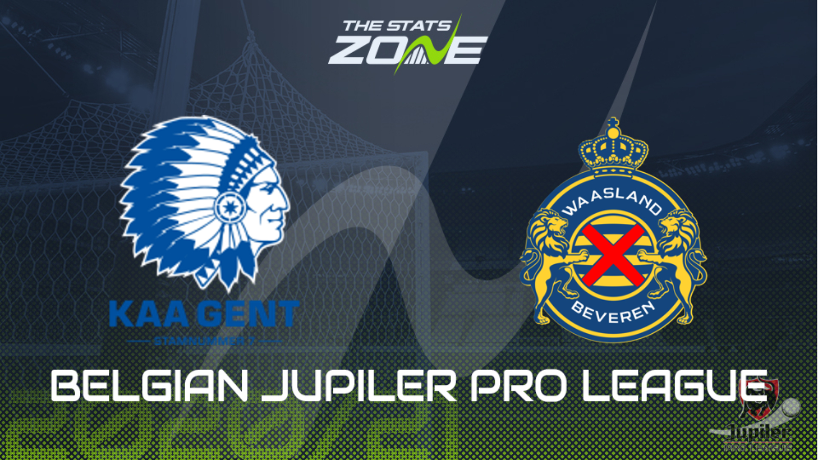 2020-21 Belgian Jupiler Pro League - Gent vs Waasland ...