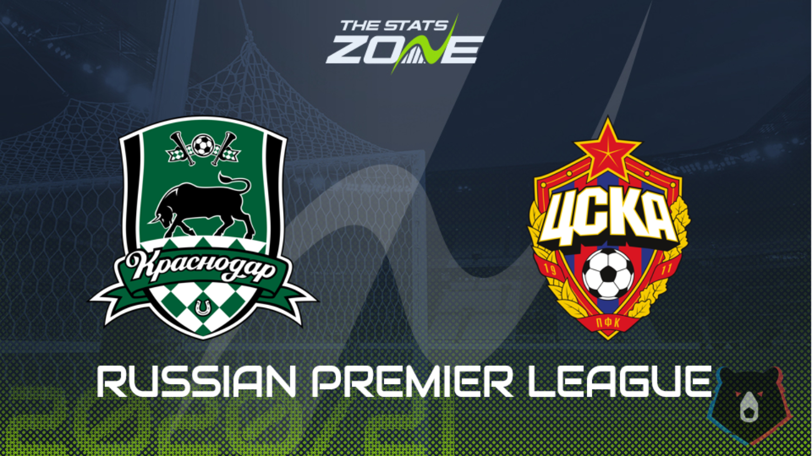 2020-21 Russian Premier League – Krasnodar vs CSKA Moscow Preview &  Prediction - The Stats Zone