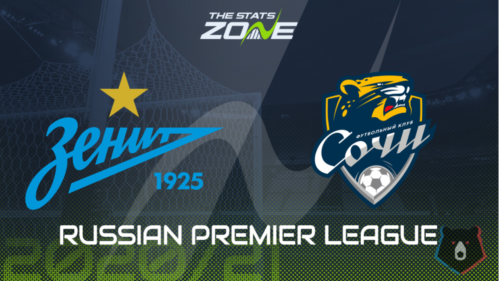 2020-21 Russian Premier League – Zenit vs Sochi Preview & Prediction