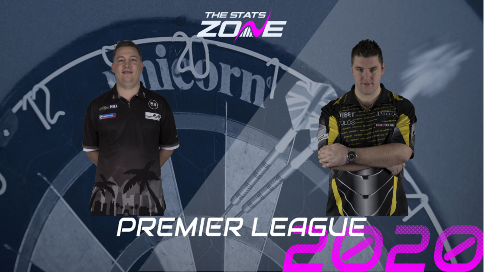 2020 Unibet Premier League Darts – Chris Dobey vs Daryl Gurney Preview & Prediction