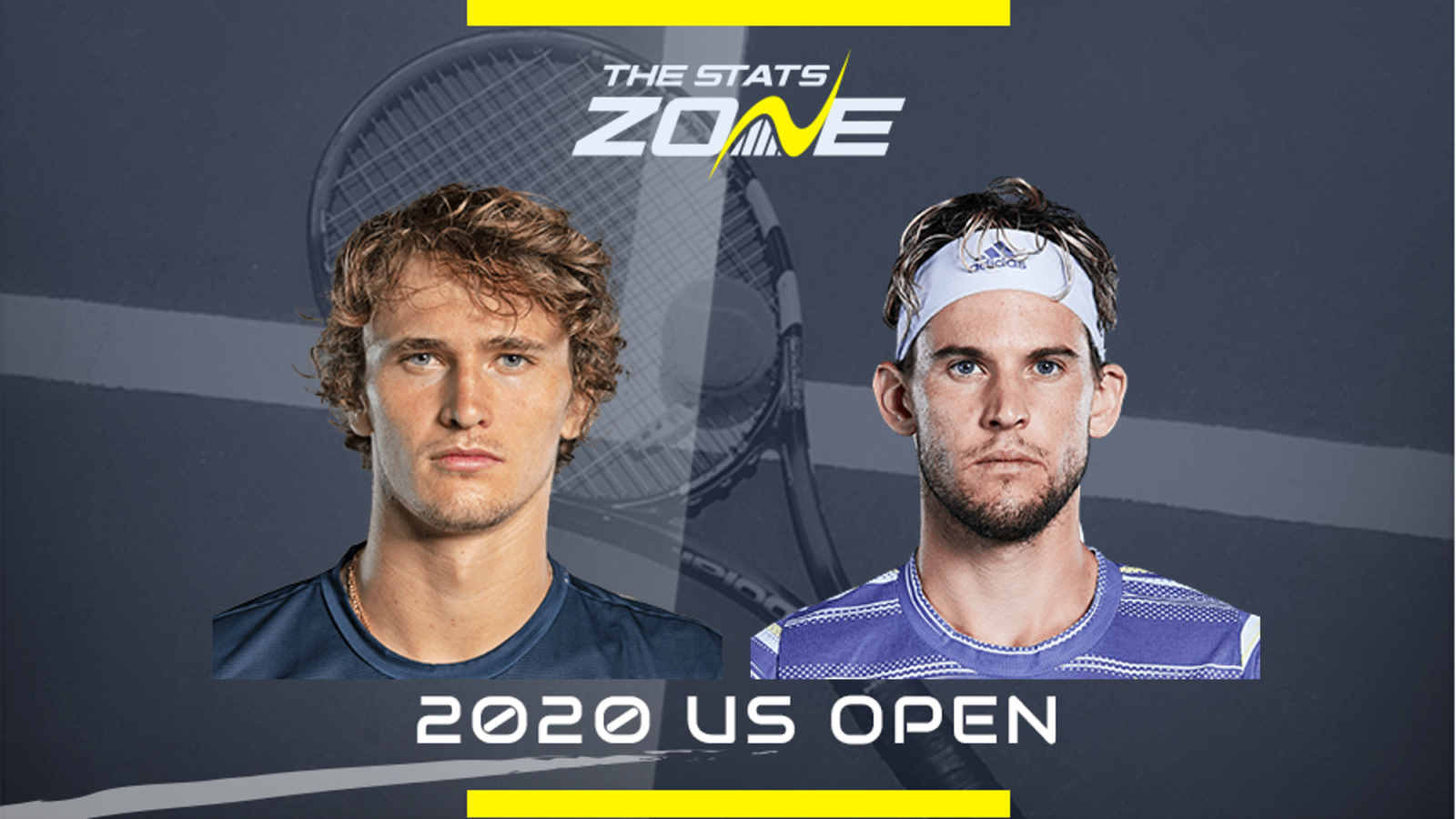 2020 Us Open Alexander Zverev Vs Dominic Thiem Preview Prediction The Stats Zone