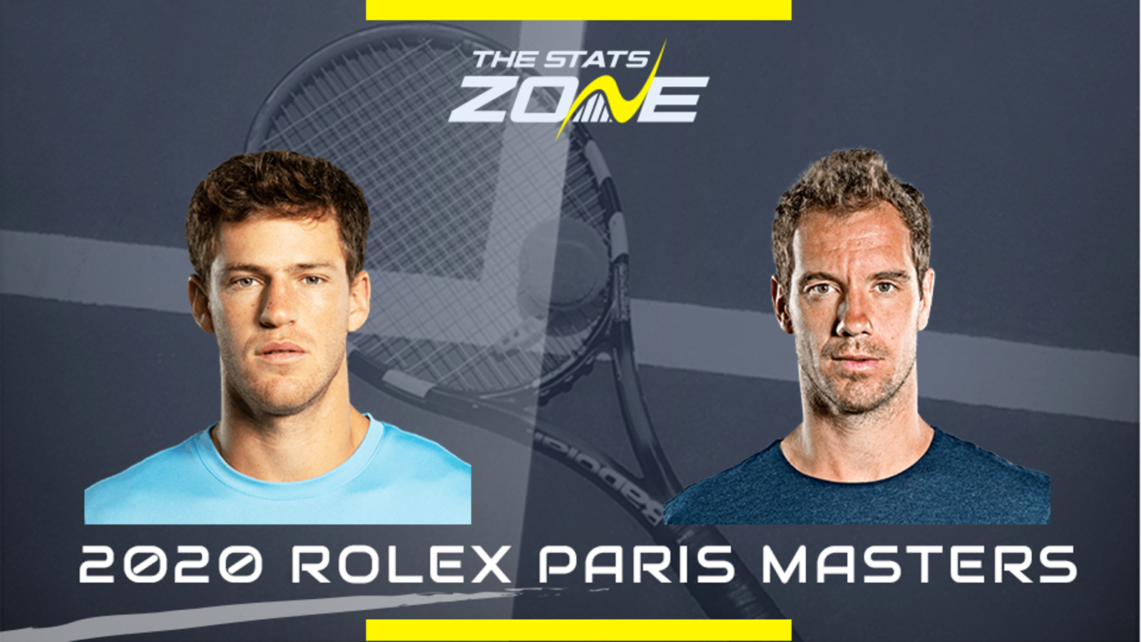 2020 Paris Masters Second Round Diego Schwartzmann Vs Richard Gasquet Preview Prediction The Stats Zone