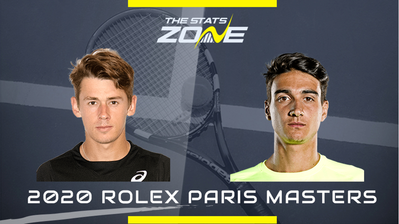 2020 Paris Masters Second Round – Alex de Minaur vs Lorenzo Sonego Preview & Prediction