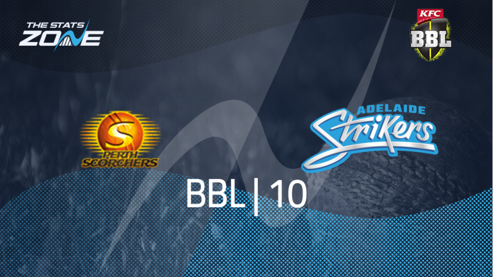 2020 21 Big Bash League Perth Scorchers Vs Adelaide Strikers Preview Prediction The Stats Zone England t20 international briggs, 29, who only joined the bears from sussex on 5 october, will head down under in time for adelaide's opener against melbourne. perth scorchers vs adelaide strikers