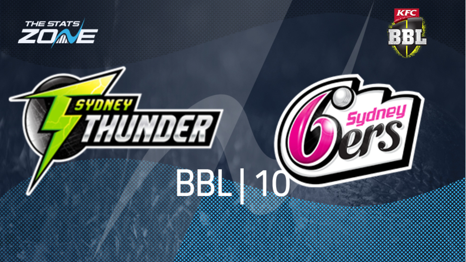 2020 21 Big Bash League Sydney Thunder Vs Sydney Sixers Preview Prediction The Stats Zone