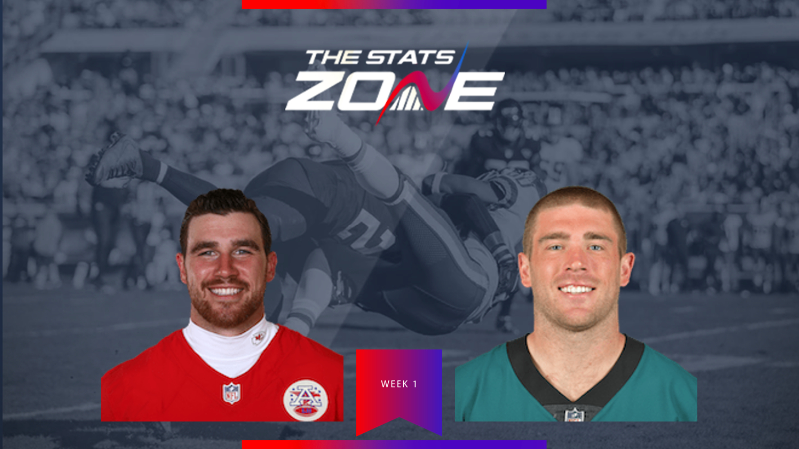 NFL Fantasy Week 1 headtohead comparisons Travis Kelce vs Zach