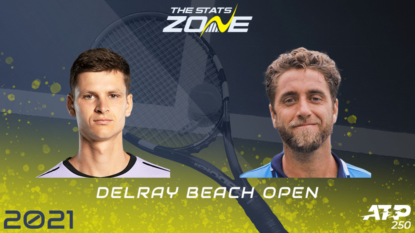 2021 Delray Beach Open Quarter-Final - Hubert Hurkacz vs ...