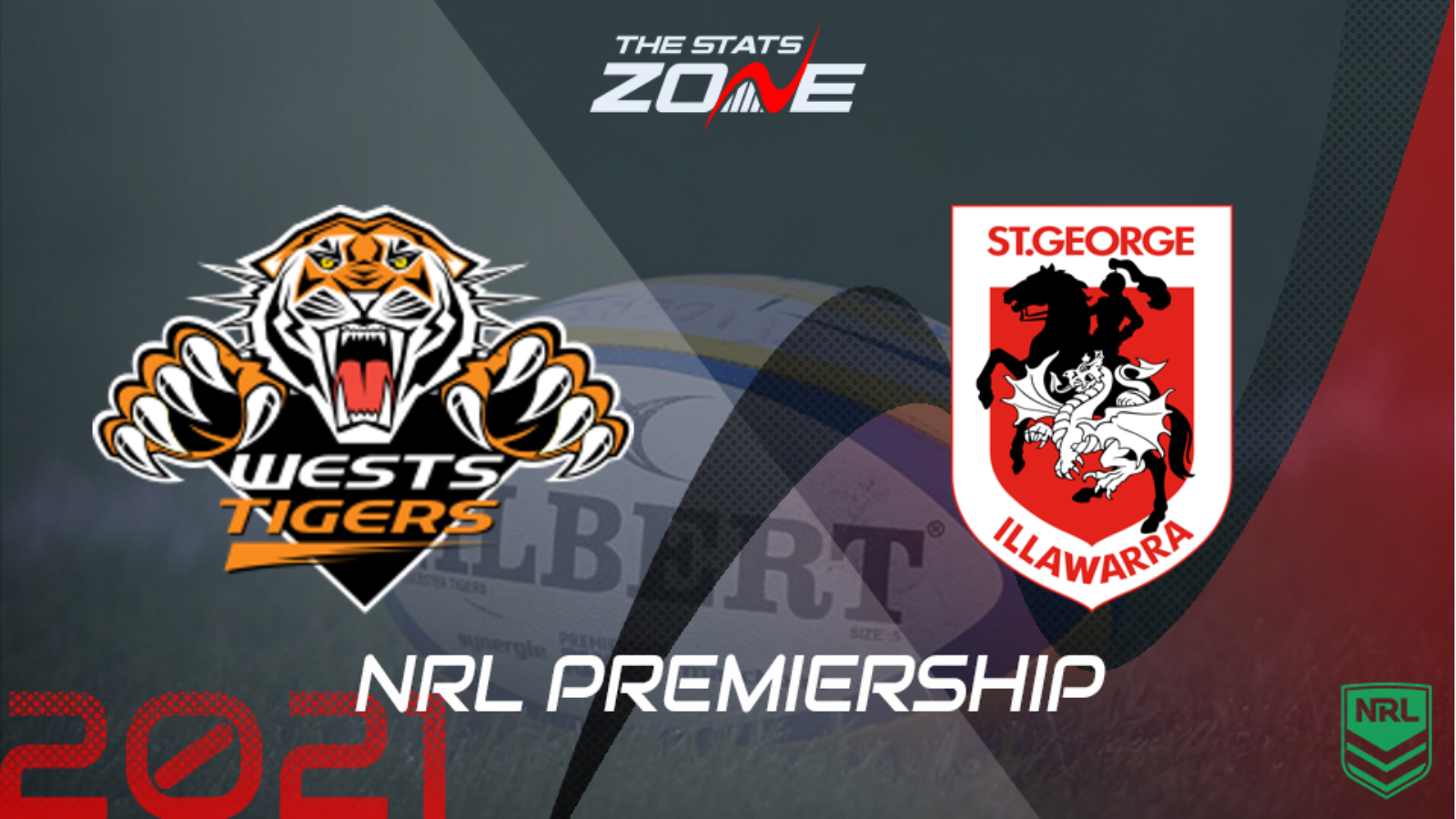 2021 Nrl Wests Tigers Vs St George Illawarra Dragons Preview Prediction The Stats Zone