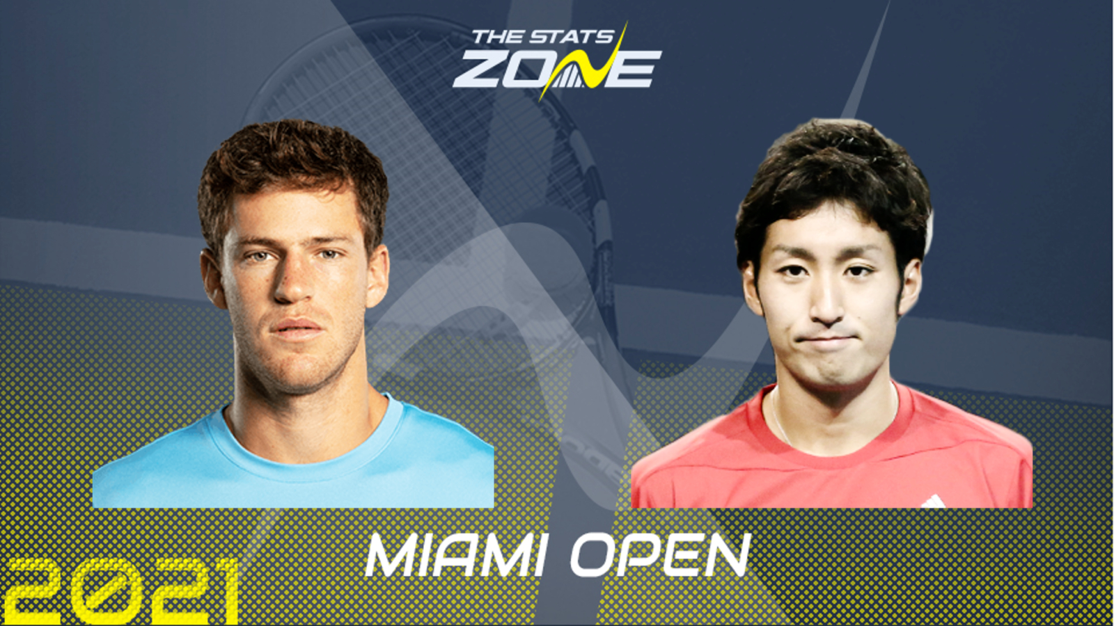 2021 Miami Open Second Round Diego Schwartzman vs Yasutaka