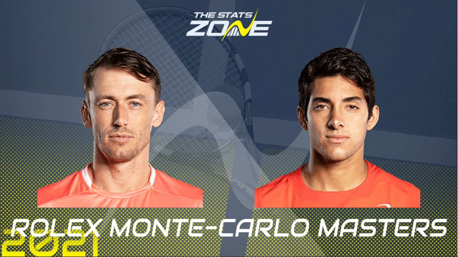 2021 Monte Carlo Masters Second Round John Millman Vs Cristian Garin Preview Prediction The Stats Zone