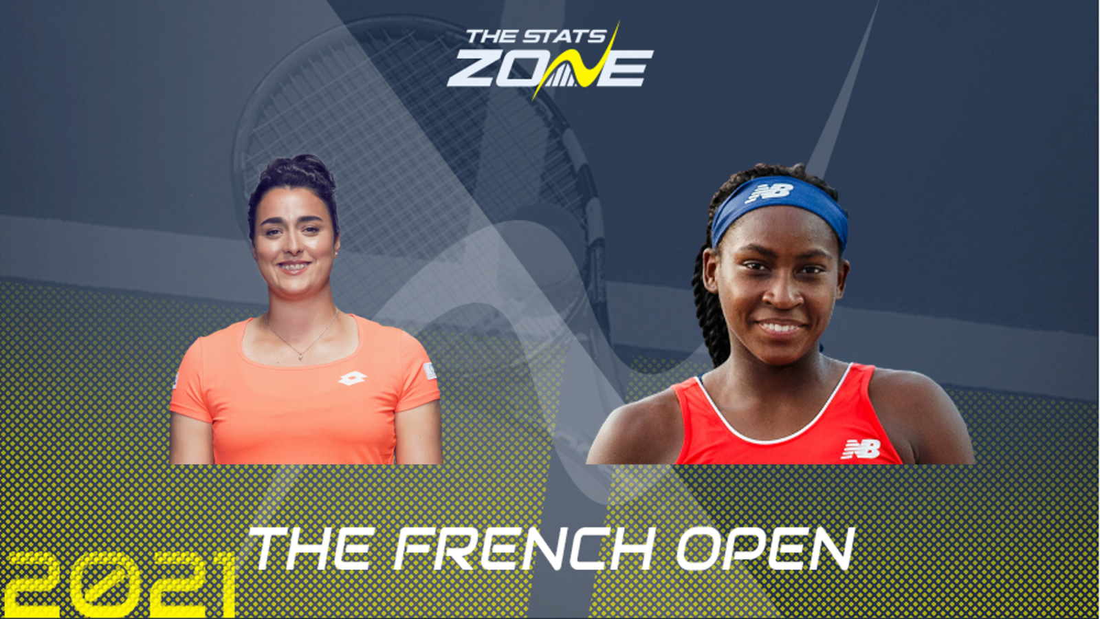 2021 French Open Round Of 16 Ons Jabeur Vs Coco Gauff Preview Prediction The Stats Zone