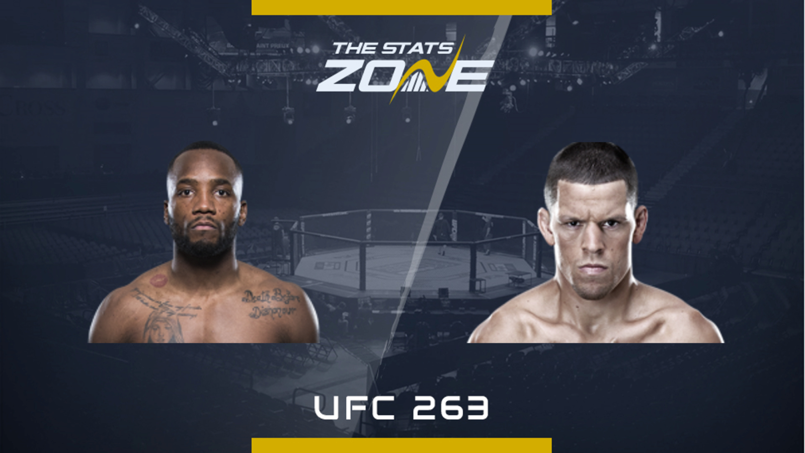 Mma Preview Leon Edwards Vs Nate Diaz At Ufc 263 The Stats Zone