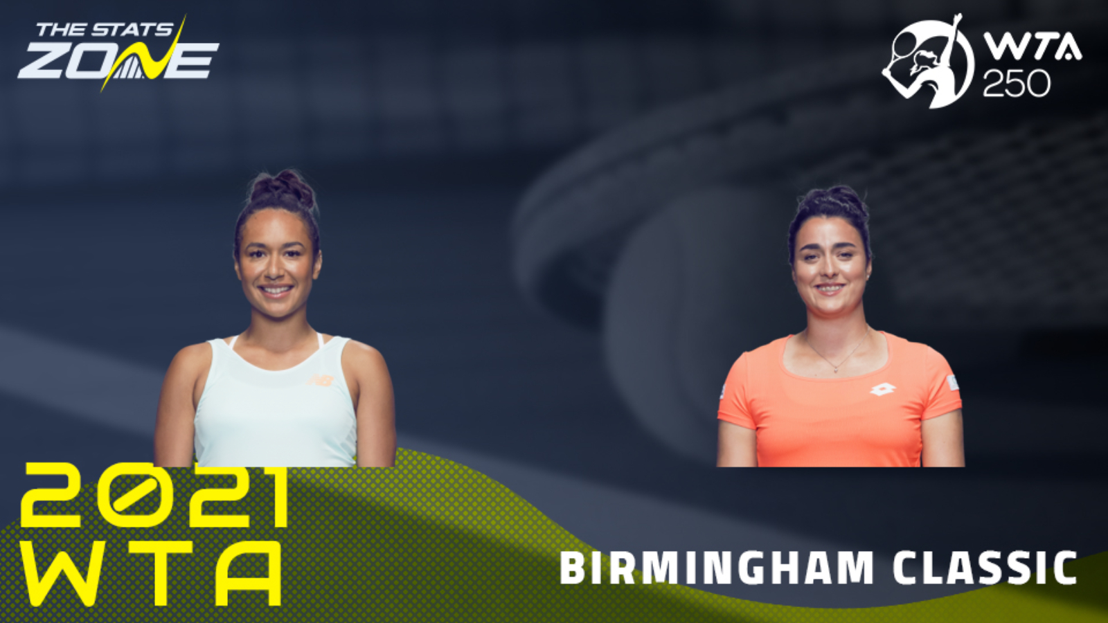 2021 Birmingham Classic Semi Final Heather Watson Vs Ons Jabeur Preview Prediction The Stats Zone