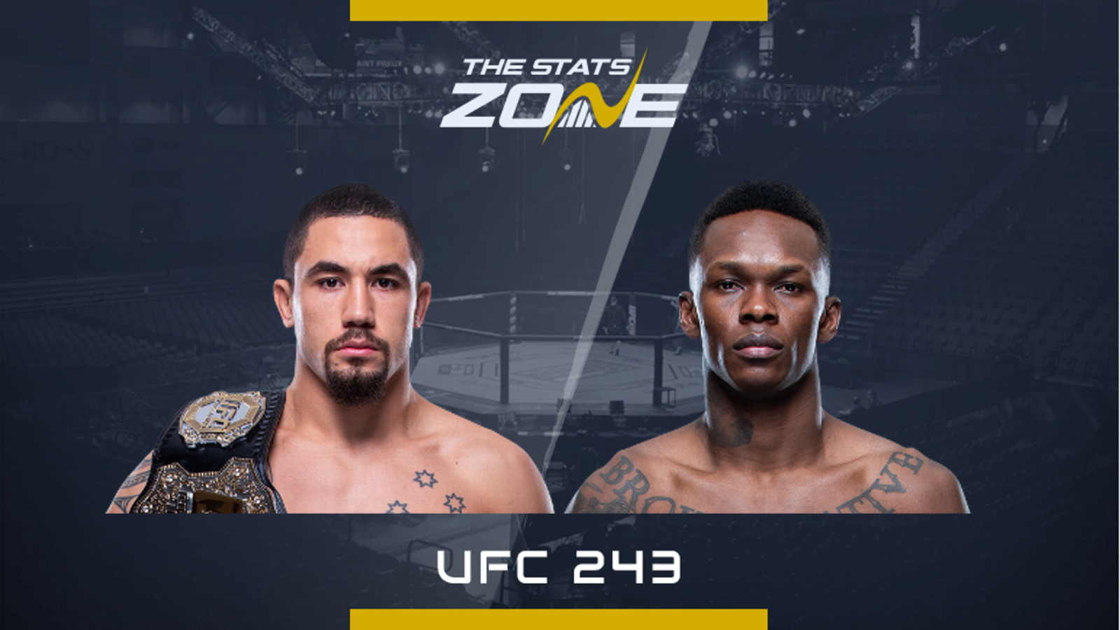 MMA Preview – Robert Whittaker vs Israel Adesanya at UFC 243