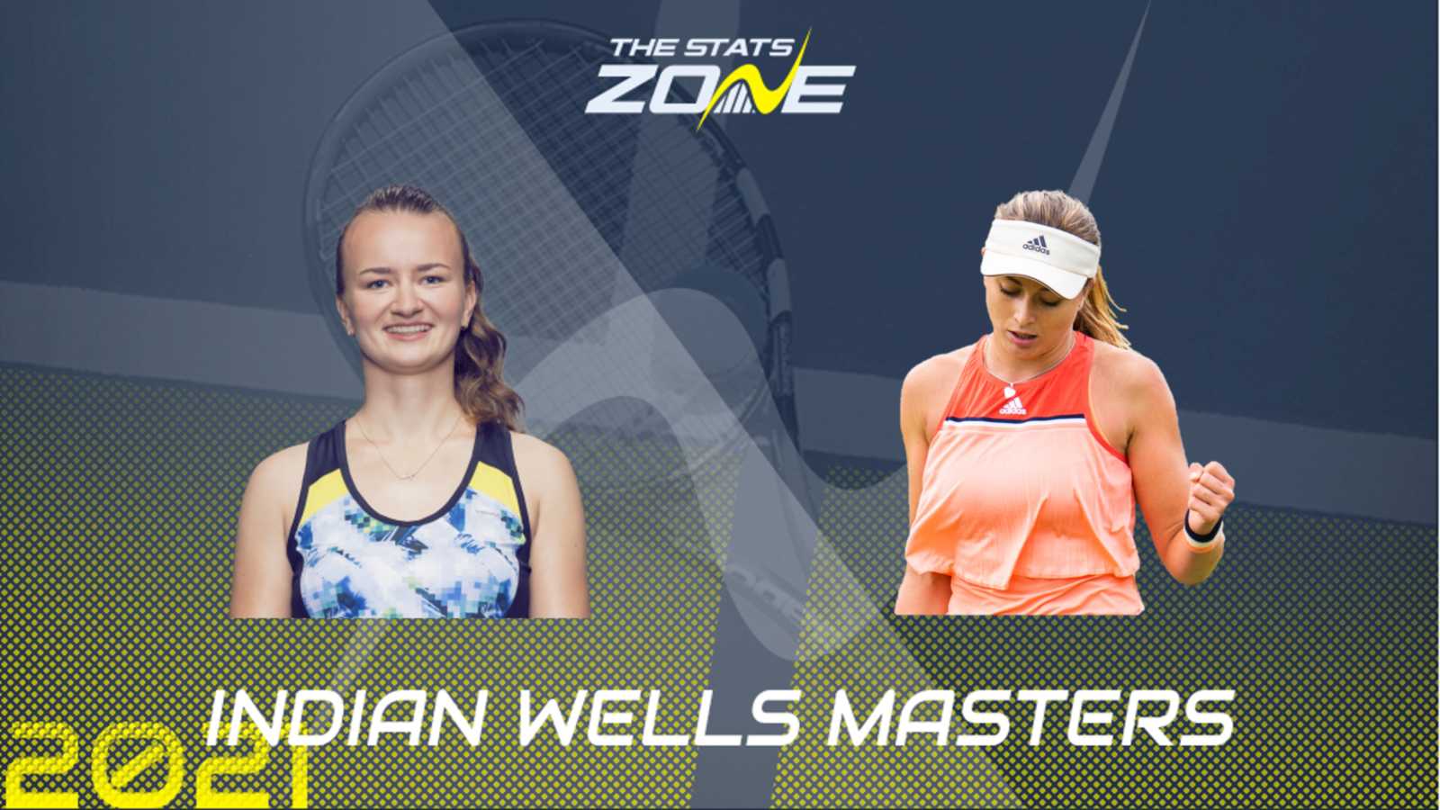 2021 Indian Wells Masters Round Of 16 – Barbora Krejcikova Vs Paula ...