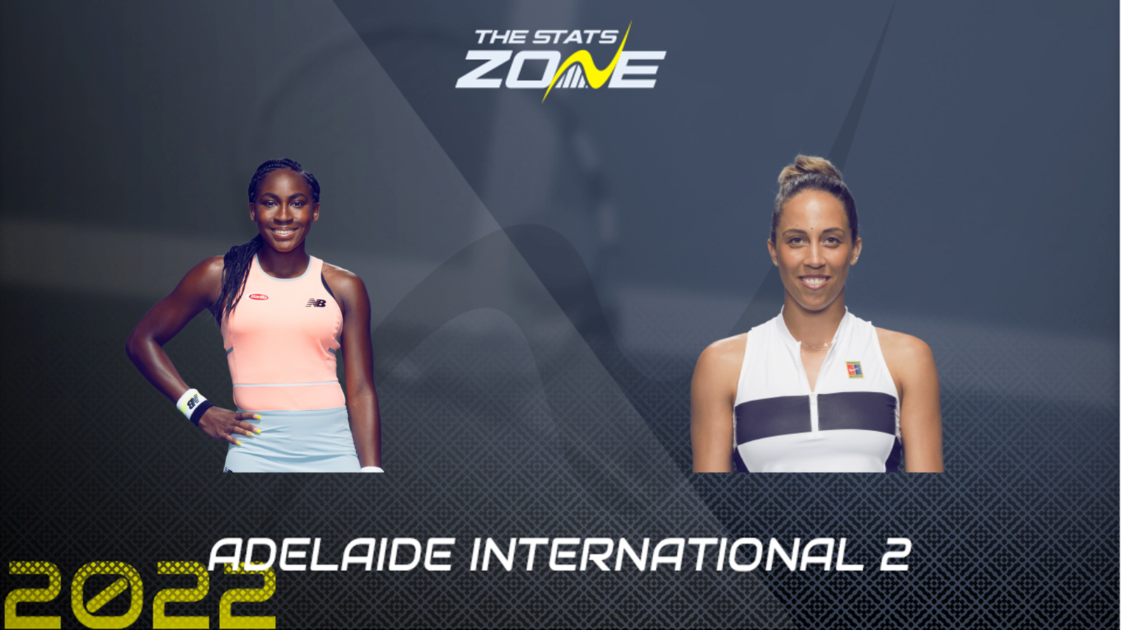 2022 Adelaide International 2 SemiFinal Coco Gauff vs Madison Keys