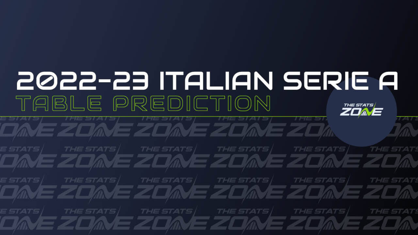 Serie A 2022-23 Predictions