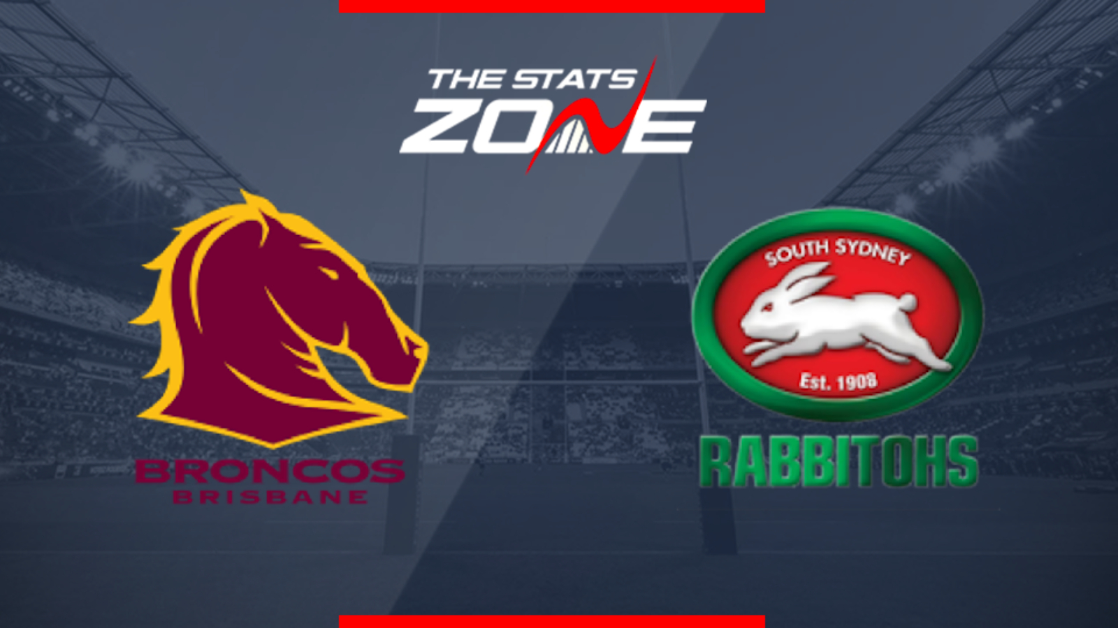 2019 NRL - Brisbane Broncos vs South Sydney Rabbitohs ...