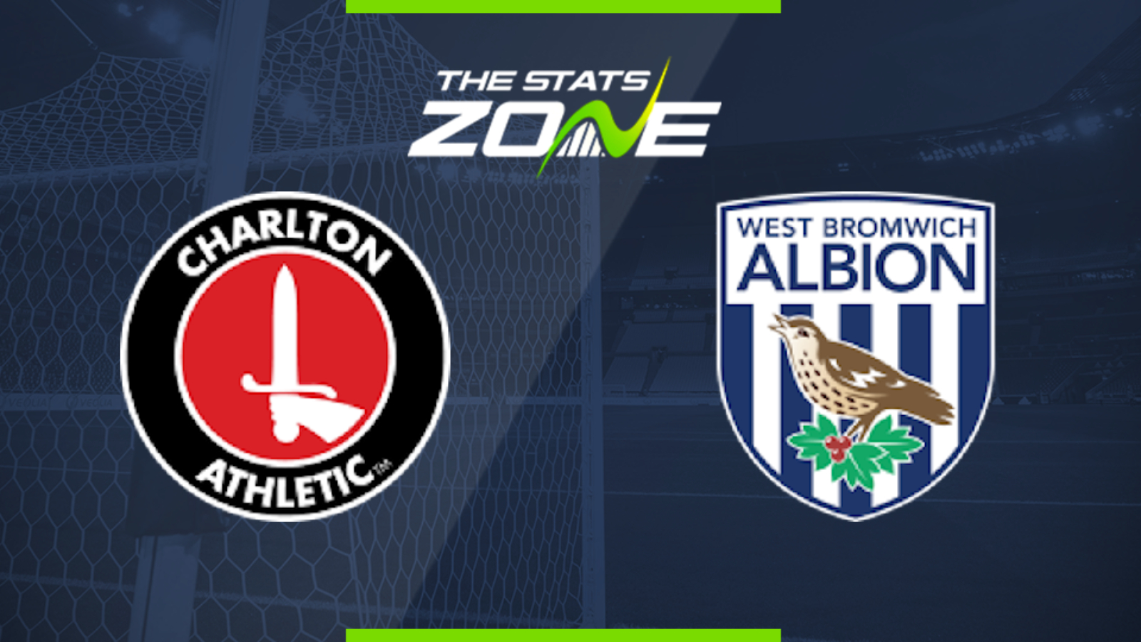 2019-20 Championship – Charlton vs West Brom Preview & Prediction - The Stats Zone1600 x 900