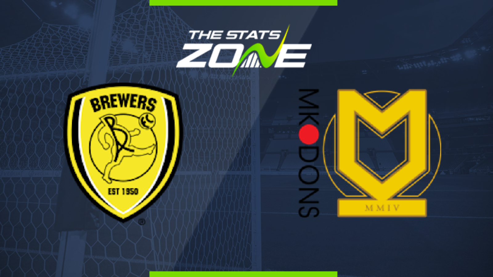 2019-20 League 1 – Burton Albion vs MK Dons Preview & Prediction - The Stats Zone1600 x 900