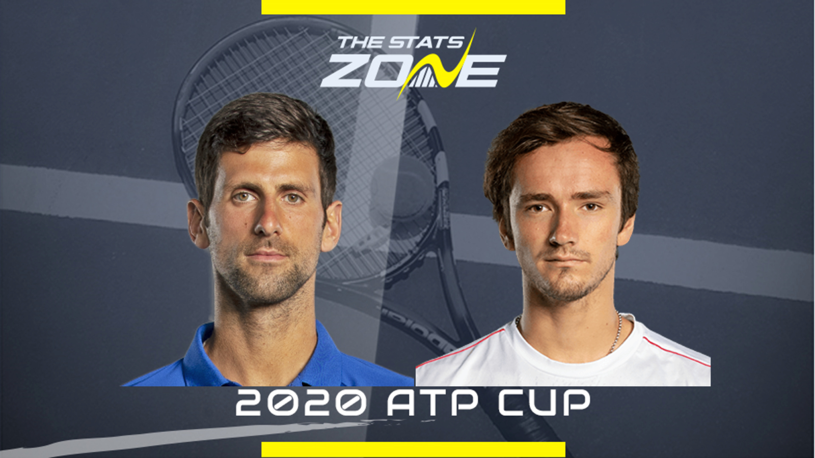 Atp Cup 2020 Novak Djokovic Vs Daniil Medvedev Preview Prediction The Stats Zone