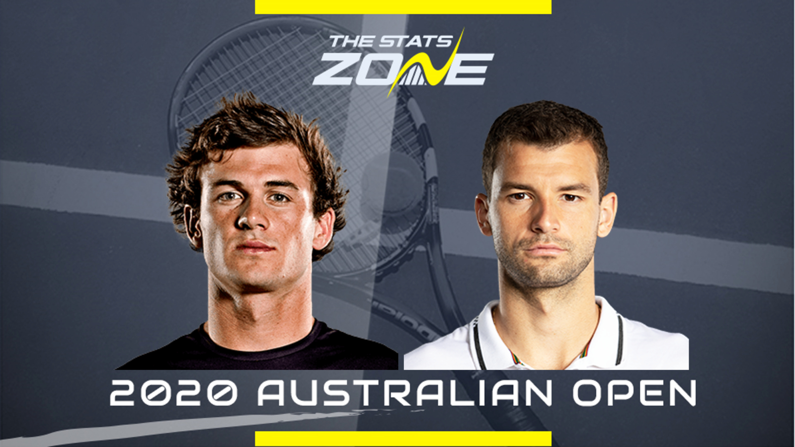 2020 Australian Open Tommy Paul Vs Grigor Dimitrov Preview Prediction The Stats Zone