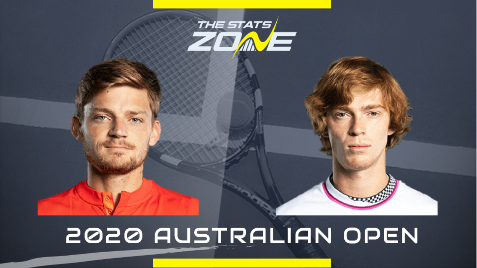 2020 Australian Open – David Goffin vs Andrey Rublev Preview & Prediction - The ...1600 x 900