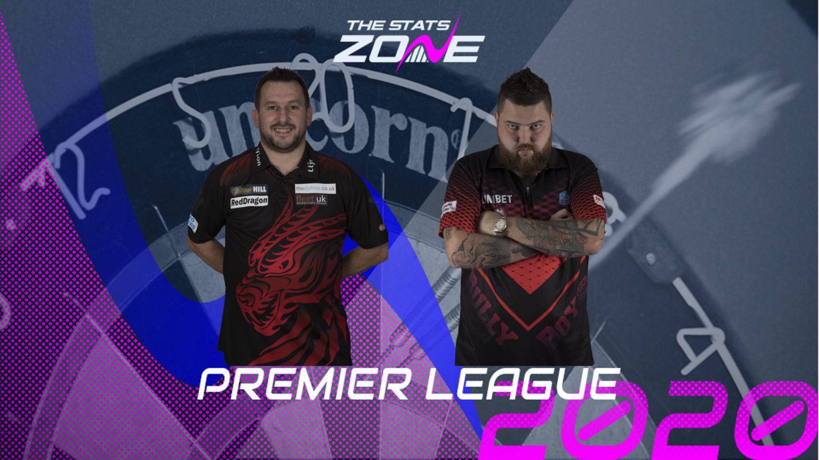 2020 Unibet Premier League Darts – Jonny Clayton vs Michael Smith Preview & Prediction