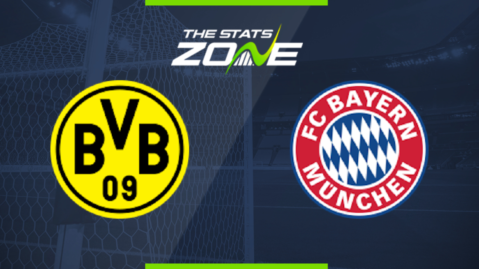 2019 20 Bundesliga Borussia Dortmund Vs Bayern Munich Preview Prediction The Stats Zone