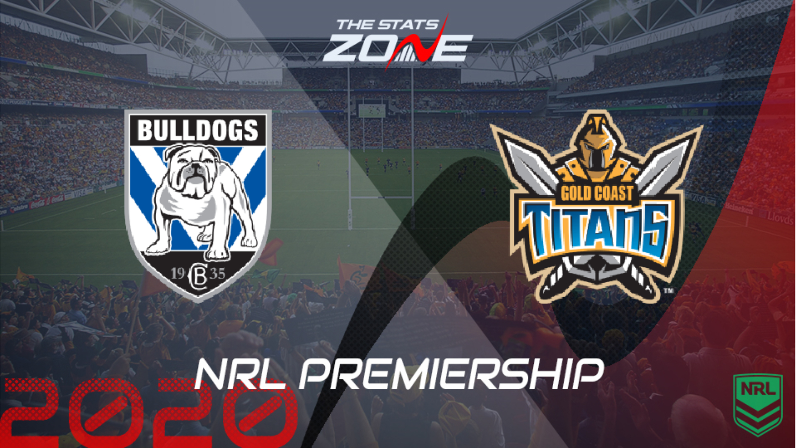 2020 NRL - Canterbury Bulldogs vs Gold Coast Titans ...