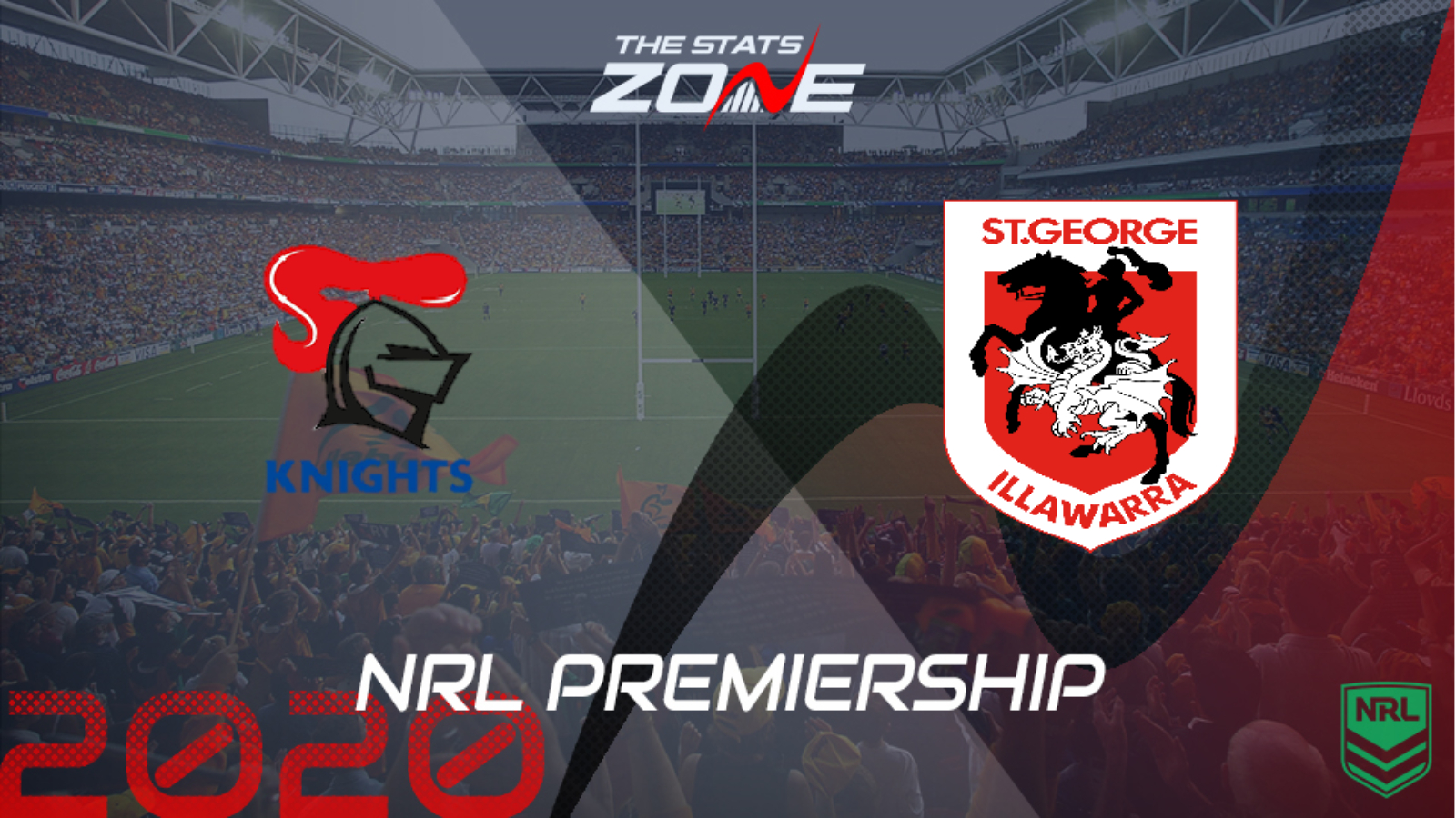 2020 NRL – Newcastle Knights vs St. George-Illawarra Dragons Preview & Prediction