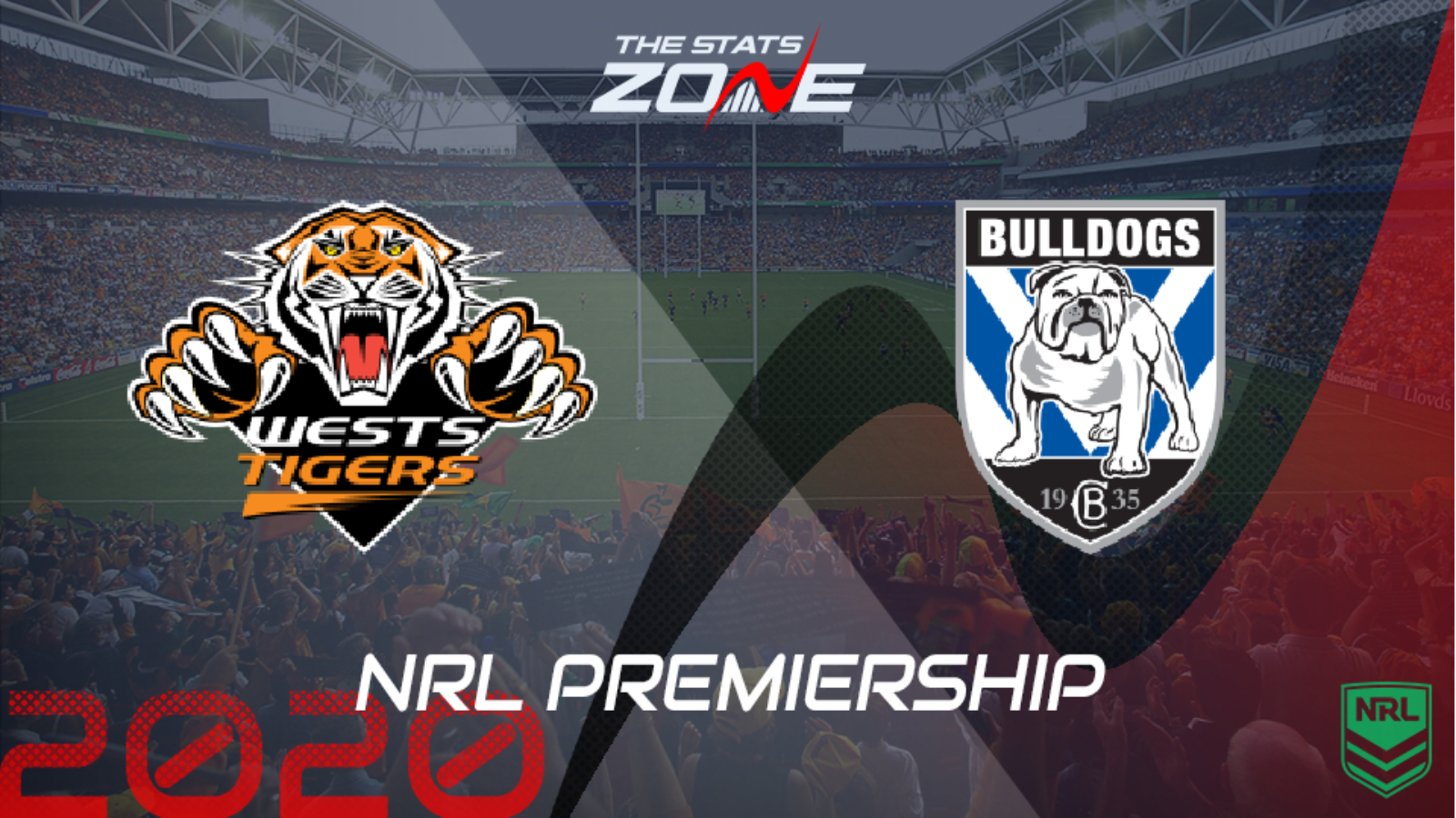 2020 Nrl Wests Tigers Vs Canterbury Bulldogs Preview Prediction The Stats Zone