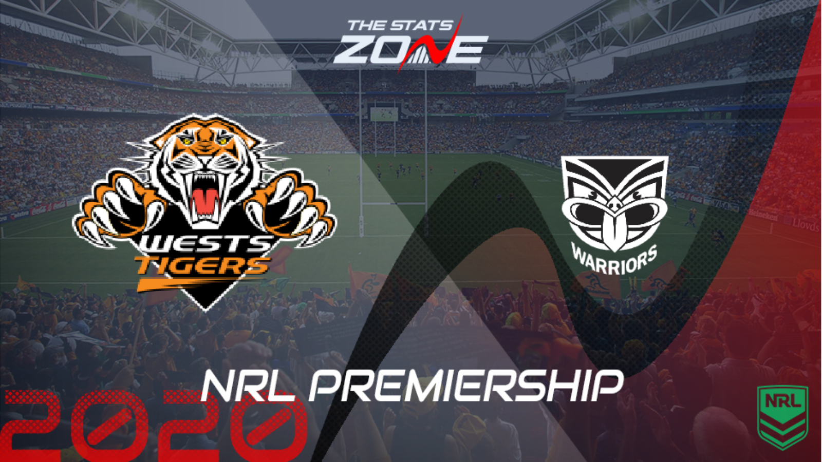 NRL - Wests Tigers v Vodafone Warriors 31st July 2020