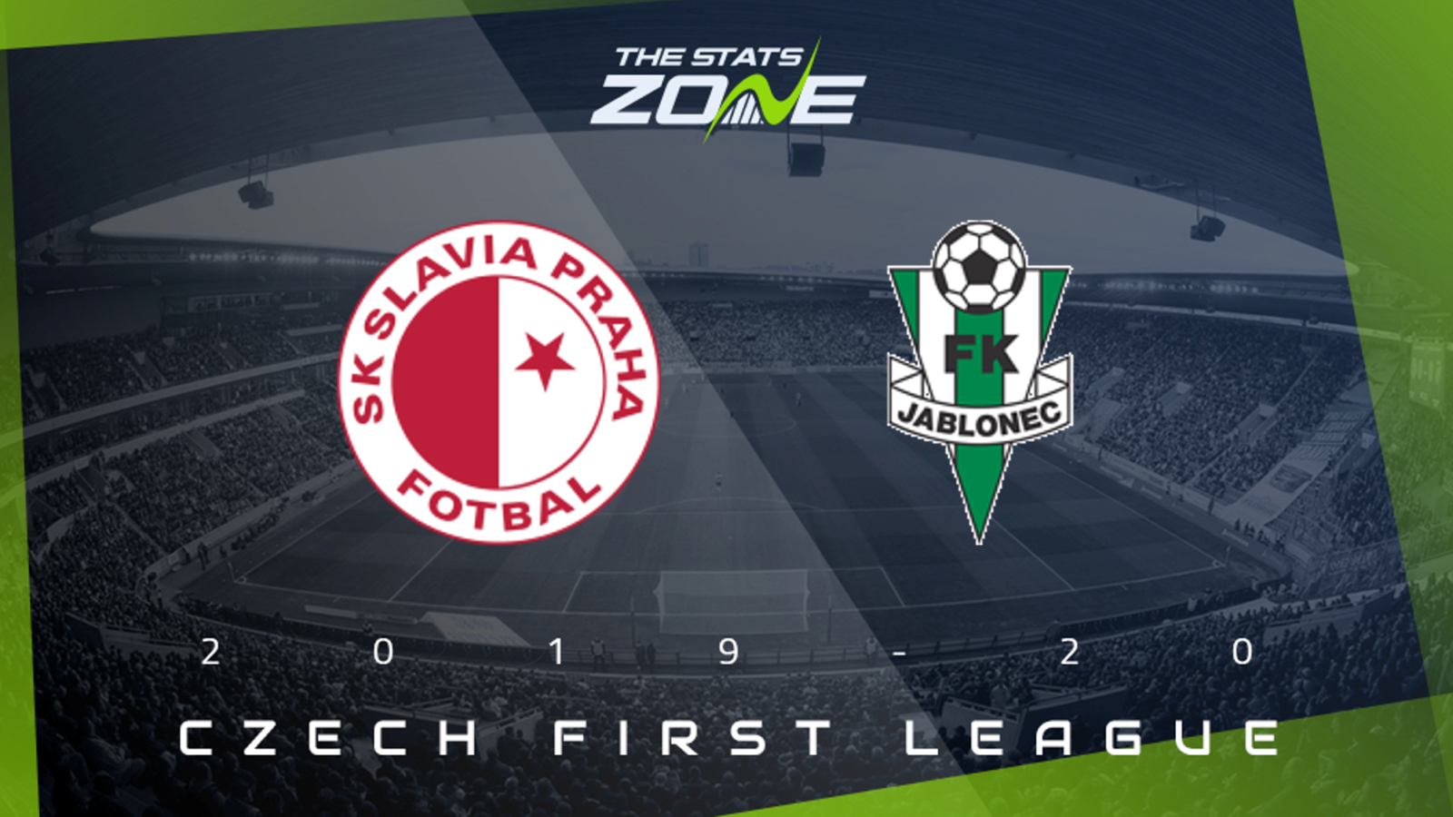 2019-20 Czech First League - Slavia Praha vs Jablonec ...