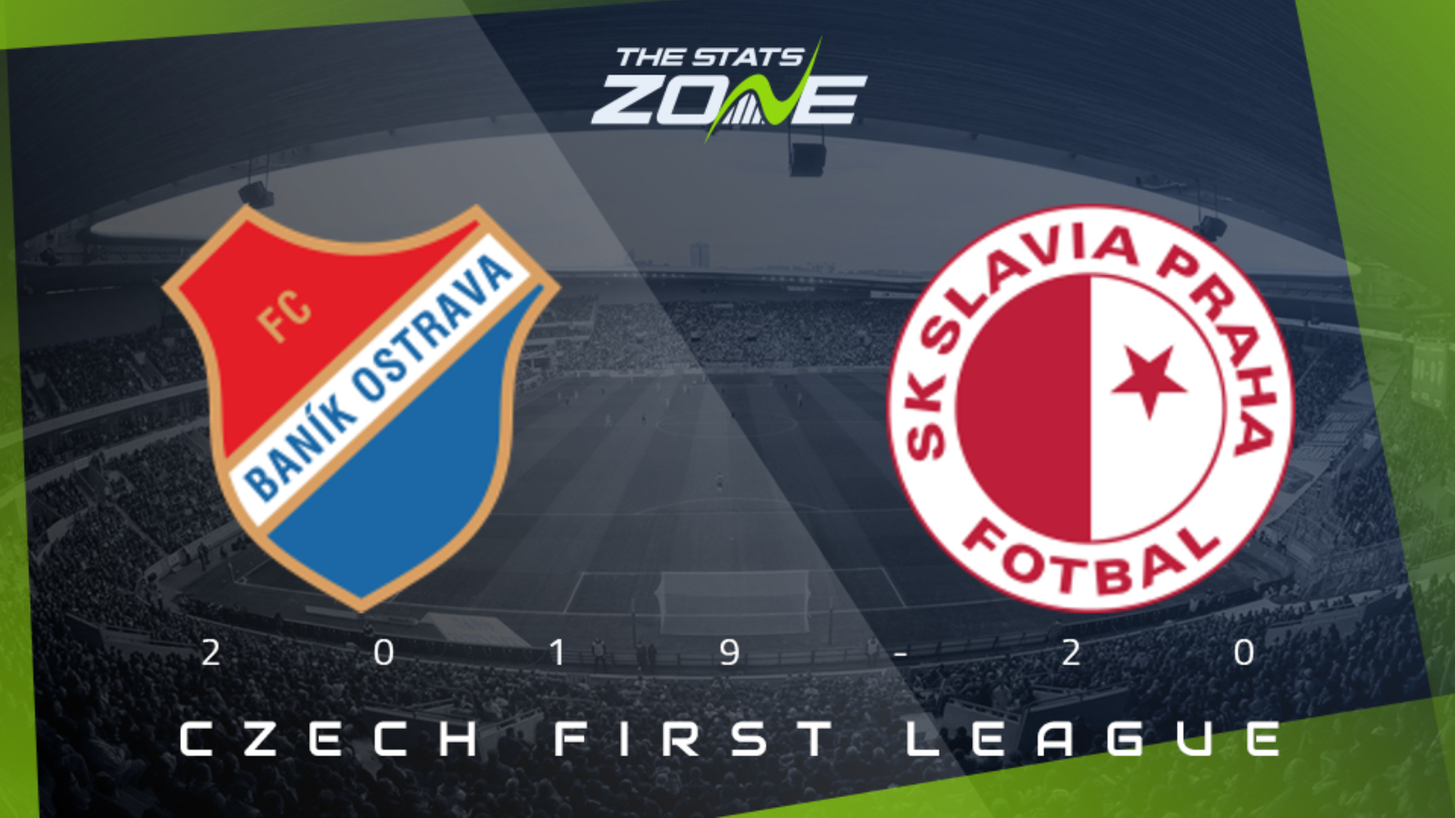 2019-20 Czech First League - Banik Ostrava vs Slavia Praha ...