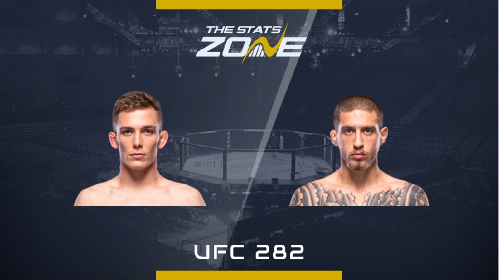 MMA Preview Cameron Saaiman vs Steven Koslow at UFC 282 The Stats Zone