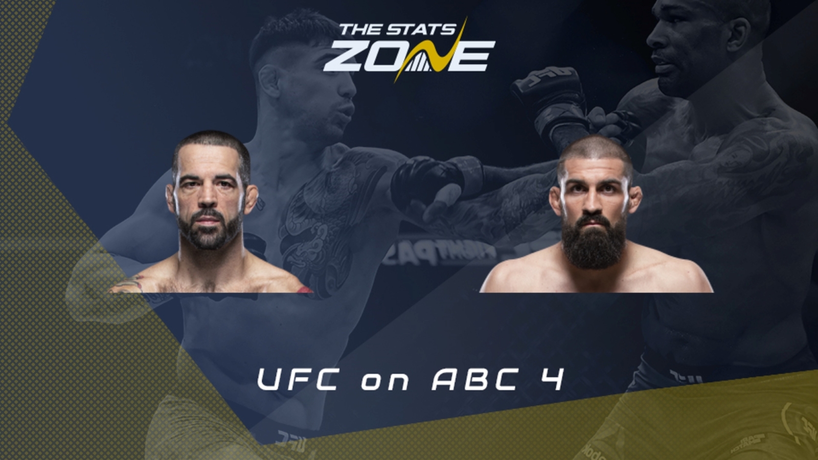 MMA Preview Matt Brown vs Court McGee at UFC on ABC 4 The Stats Zone