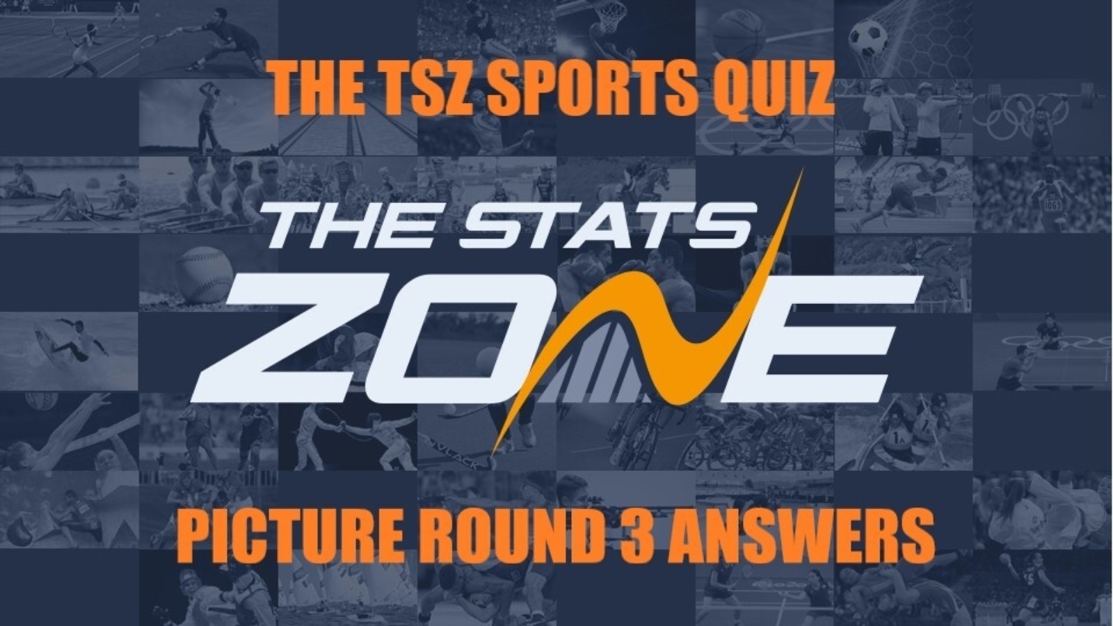 The TSZ Sports Quiz: Picture Round 3 (answers)