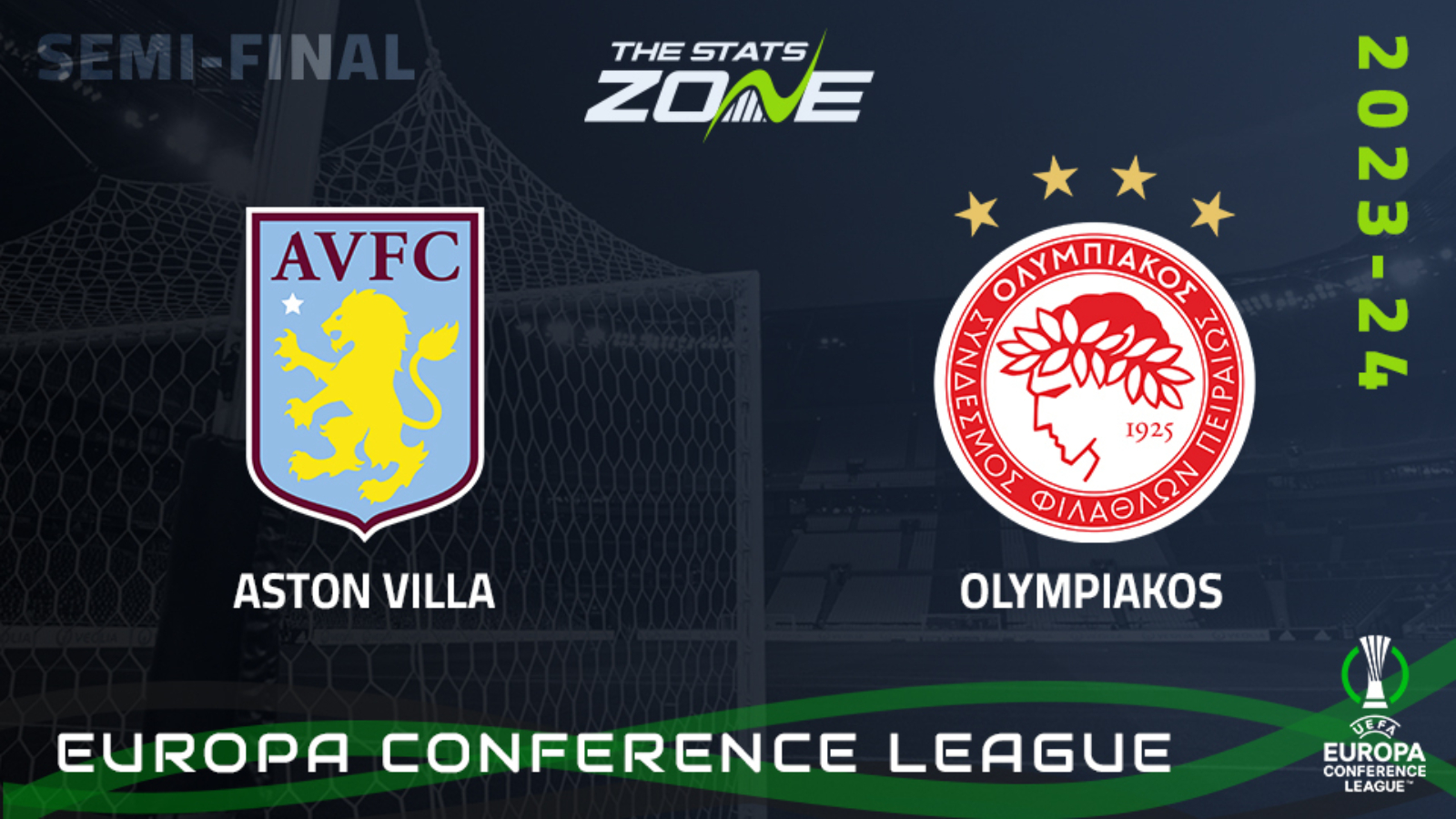 Aston Villa vs Olympiakos Preview & Prediction | 2023-24 UEFA Europa Conference League | Semi-Final