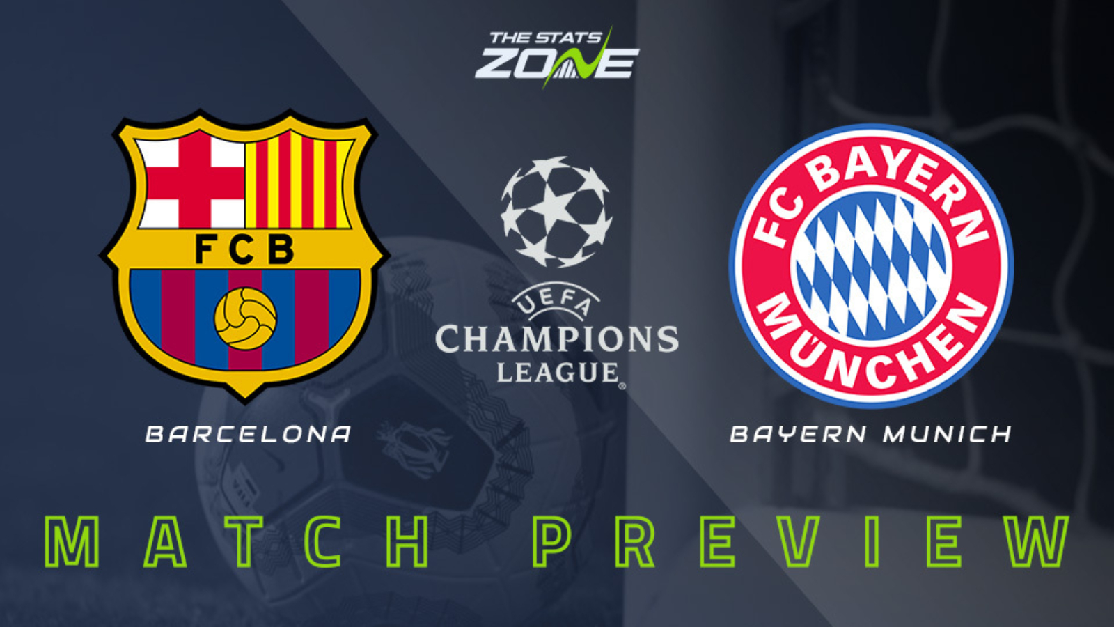 2019 20 Uefa Champions League Barcelona Vs Bayern Munich Preview Prediction The Stats Zone