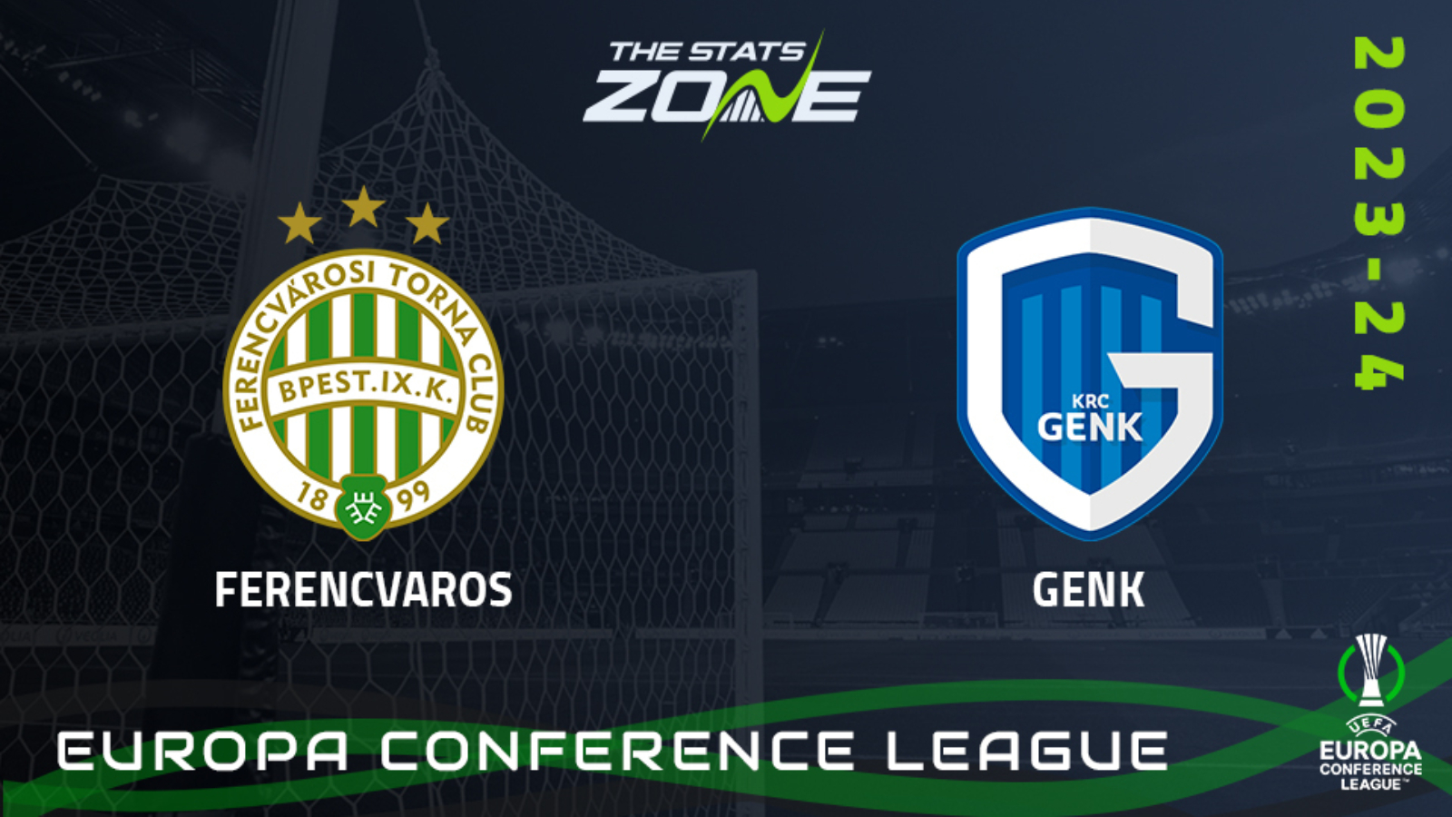 Ferencvarosi TC vs Racing Genk 09.11.2023 at UEFA Europa Conference League  2023/24, Football