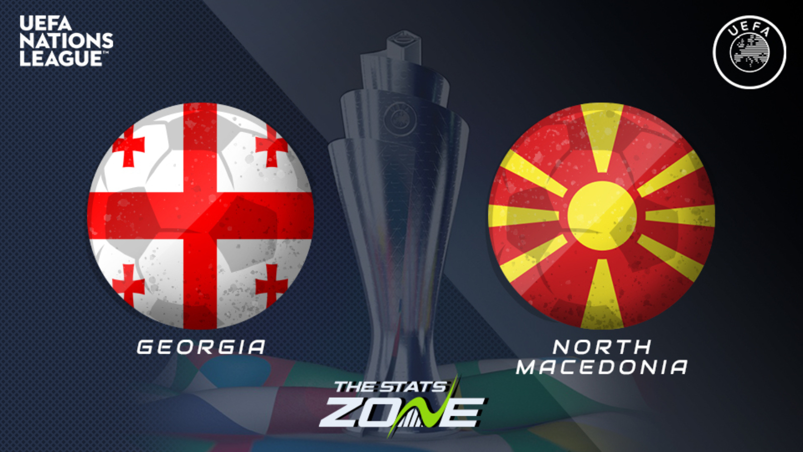 2020-21 UEFA Nations League - Georgia vs North Macedonia ...