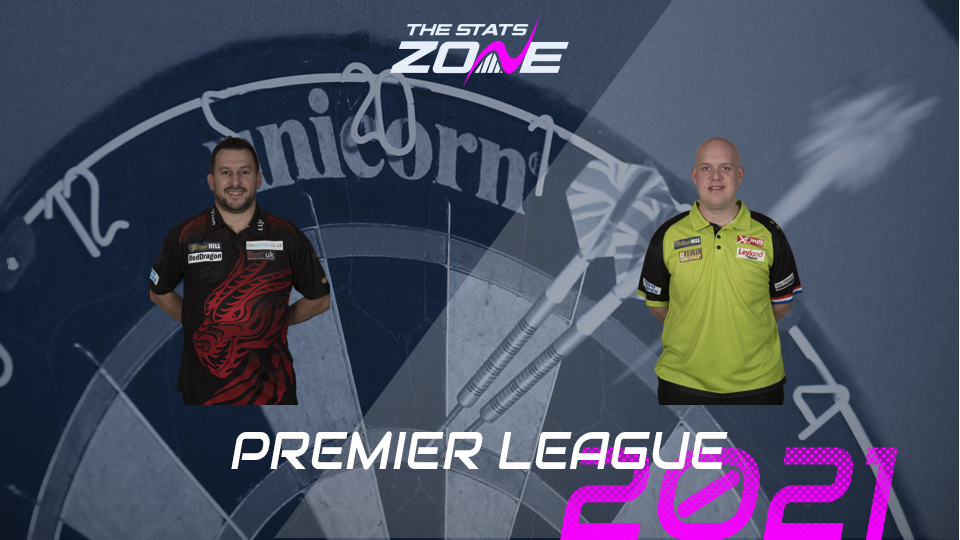 2021 Unibet Premier League Darts - Nathan Aspinall vs Gary ...